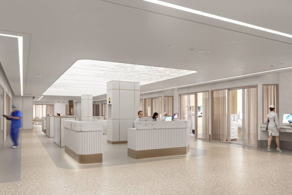 Interior design hospital and healthcare