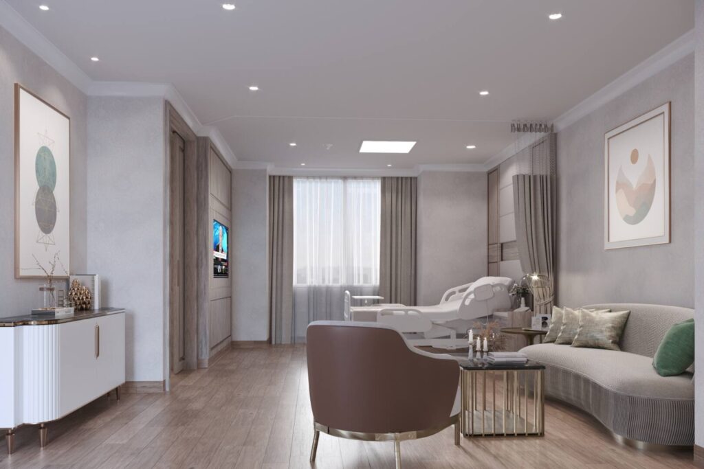 Interior design hospital and healthcare