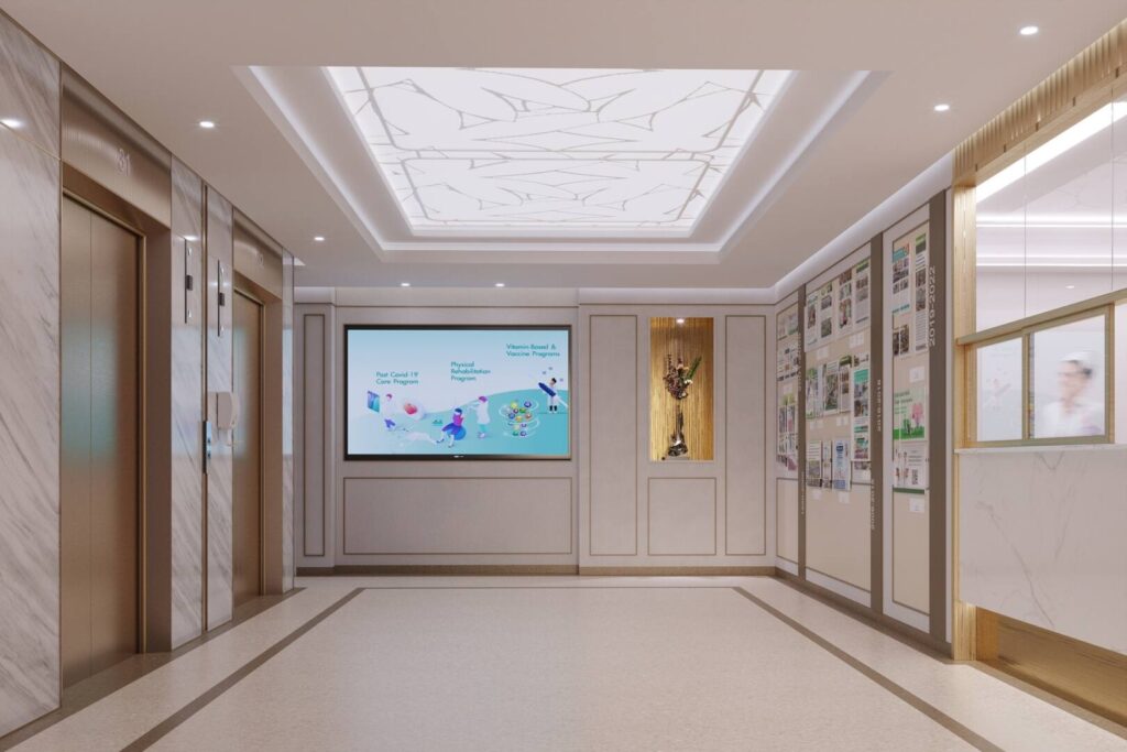 Interior design hospital and healthcare